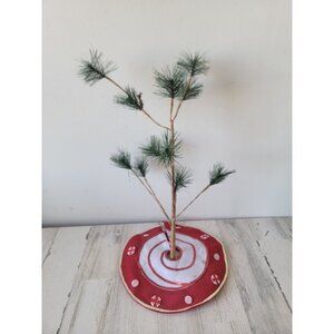 Charlie Brown style Xmas Tree mini skirt home decor pine